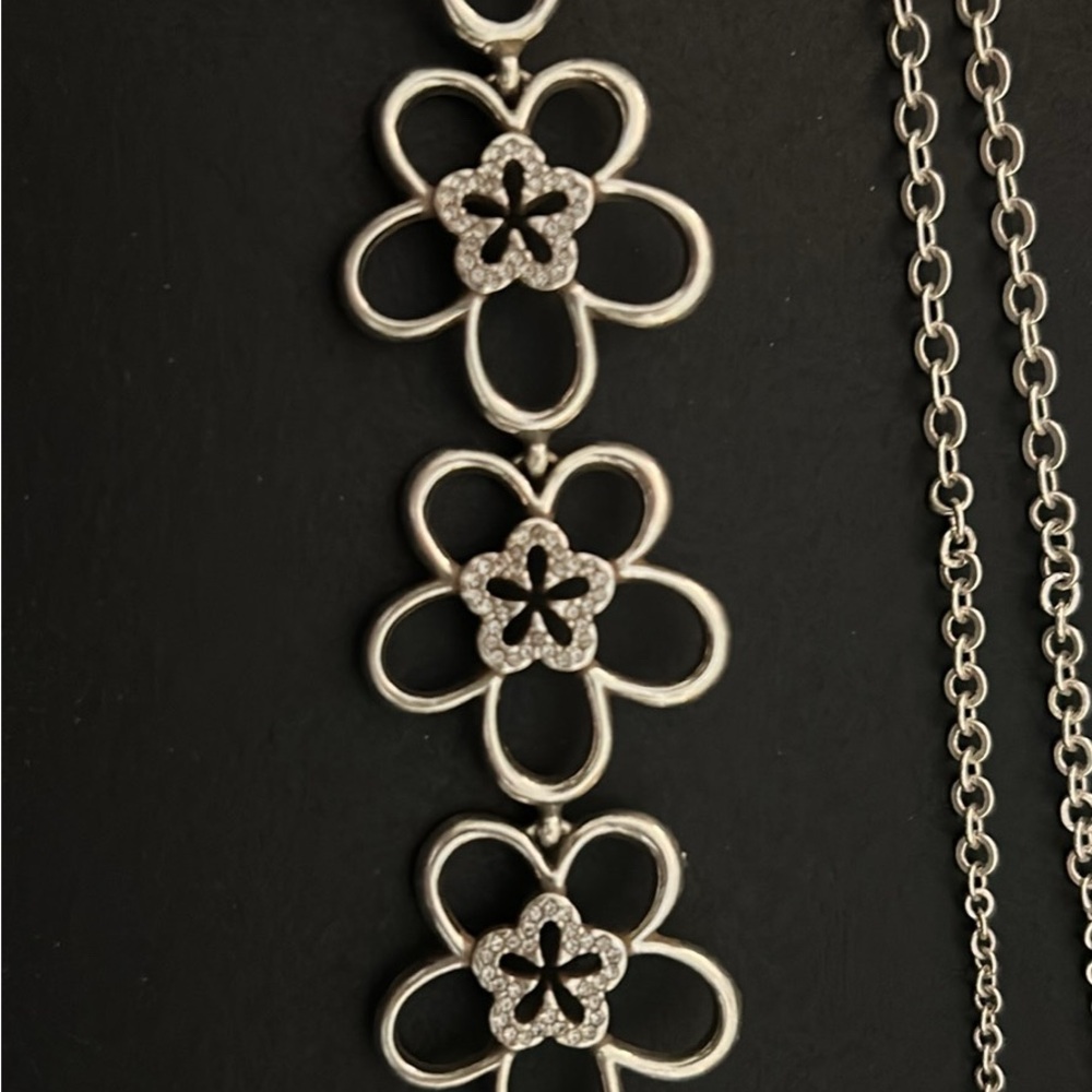 Brighton Silver Floral Jewelry Set - Picture 3 of 5